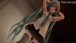 Hatsune miku dances for you to fuck her - MMD - 3 image