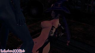 Mona's Adventure | Hillichurl & Tentacles fucks mona Genshin Impact Hentai - 3 image