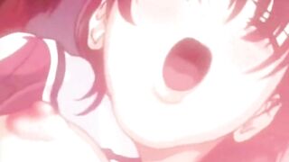 Anime schoolgirl fucked by multiple dicks - 4 image