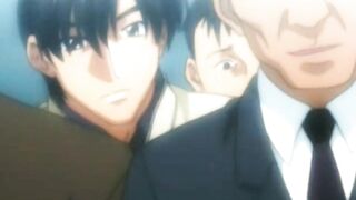 Anime schoolgirl fucked by multiple dicks - 5 image