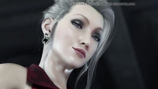 Fendom Scarlet (FFVII) play with her prisonner - 4 image