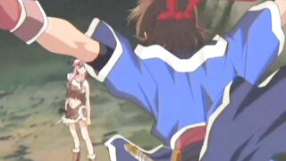 Super hero anime fuck between two enemies