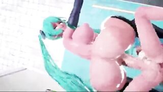 Futa / Futanari Miku Anal Creampie 3D Hentai (With Sound) 2 - 9 image