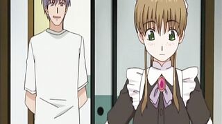 Masturbating anime maid in fantasy - 10 image