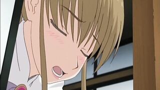 Masturbating anime maid in fantasy - 6 image