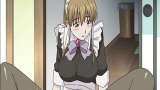 Masturbating anime maid in fantasy - 7 image