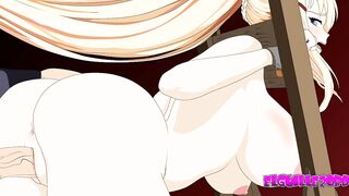 Konosuba - Darkness is kazuma satou's sub and she fucks her really hard. (hentai) - 9 image