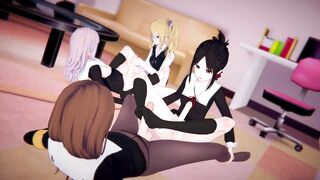 Love is War - Futa orgy with Kaguya, Chika, Hayasaka and Miko - 2 image