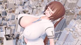 ROROrenRO - Breast expansion Giantess growth - 1 image