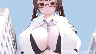 ROROrenRO - Breast expansion Giantess growth - 5 image