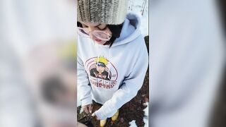 All smiles and blowjobs on snow days ! - 2 image