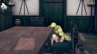 pretty girl fuck with big ork - 10 image