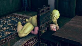 pretty girl fuck with big ork - 2 image