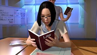 He is helping her with her studies - 1 image