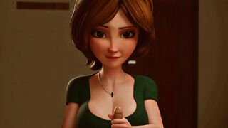 AUNT CASS TAKING CARE OF A COCK - 1 image