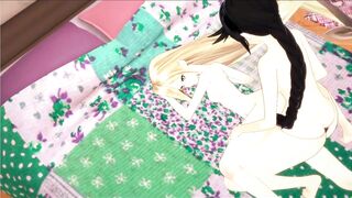 Magilou gets her pussy eaten by Velvet before getting strapon fuck - Tales of Berseria Hentai. - 8 image