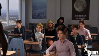 A freaky white guy gets to fuck big booty Ebony bitches all over his mansion