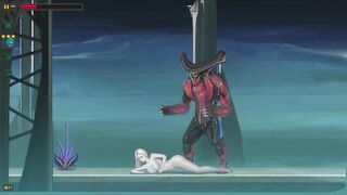 Dark Star act hentai game gameplay . Cute girl in sex - 10 image