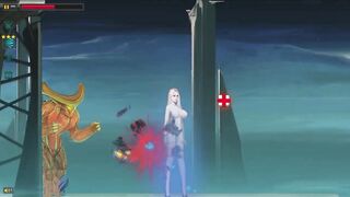 Dark Star act hentai game gameplay . Cute girl in sex - 8 image