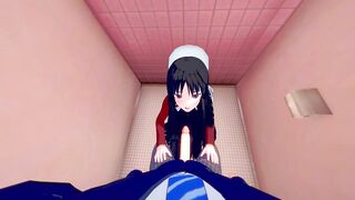 Suzune Horikita gives in the toilet Classroom of the Elite - 3 image