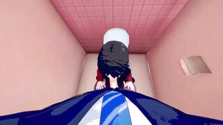 Suzune Horikita gives in the toilet Classroom of the Elite - 4 image