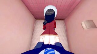 Suzune Horikita gives in the toilet Classroom of the Elite - 7 image