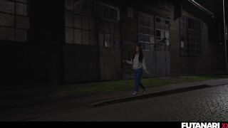 Real Life Futanari - Zuzu Sweet grows a dick - 3 image