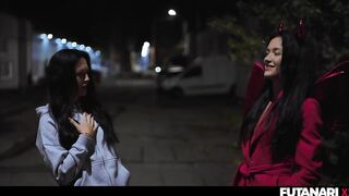 Real Life Futanari - Zuzu Sweet grows a dick - 4 image