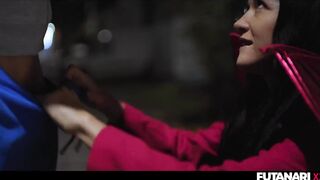 Real Life Futanari - Zuzu Sweet grows a dick - 5 image