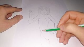 Naked anime girl welcomes you - 10 image