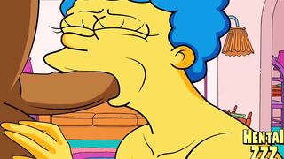 MARGE SUCKS A BLACK COCK (THE SIMPSONS) - 5 image