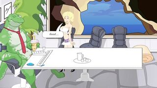 Panthea Furry Boss gets Titjob Flash Animation Sex Fuck Game 60 Fps - 5 image