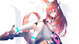 Uma Musume Pretty Derby: Mihono Bourbon Doggystyle Sex with a Beautiful Babe. (3D Hentai) - 1 image