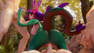 League of Legends - Neeko Threesome All Holes Filled (Animation with Sound) - 1 image