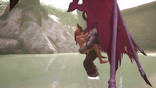 Illidan Stormrage stand lift and carry fucks a hot redhead elf : Warcraft Parody