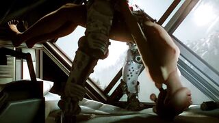 STAR WARS REY FUCKED BY A ROBOT!! - 4 image