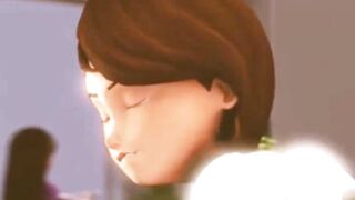 ELASTIGIRL FUCKING WHILE HER DAUGHTER IS DISTRACTED!!! - 2 image