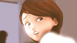 ELASTIGIRL FUCKING WHILE HER DAUGHTER IS DISTRACTED!!! - 7 image