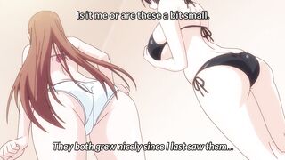 anime hentai video two tyan animation sex big tits nice cock wet pussy in bathroom - 4 image