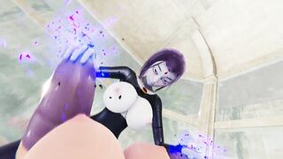 VR POV Starfire FUTA Missionary DP with Raven + Batgirl - Titans 3D Hentai - 3 image
