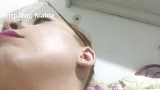 NO HANDS Red Lipstick Deepthroat Leads To A Big Mess On My Face - 10 image