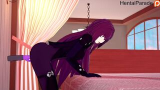 Scathach get Fucked Hard Fate GO Hentai Uncensored - 1 image