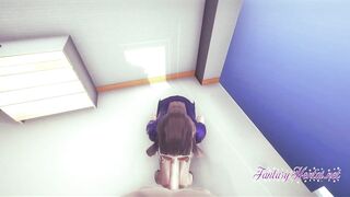 One Piece Hentai - Nico Robin rides a big cock - Japanese manga anime porn - 6 image