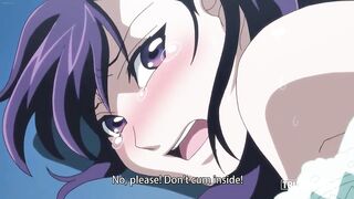 Purple Haired Busty Girl Loves Big Cock [UNCENSORED HENTAI] - 10 image
