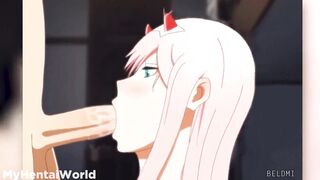 Darling in the Franxx Zero Two hentai animation Compilation Fuck - 3 image
