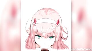 Darling in the Franxx Zero Two hentai animation Compilation Fuck - 7 image