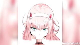 Darling in the Franxx Zero Two hentai animation Compilation Fuck - 8 image