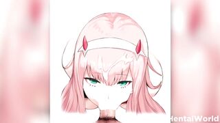 Darling in the Franxx Zero Two hentai animation Compilation Fuck - 9 image
