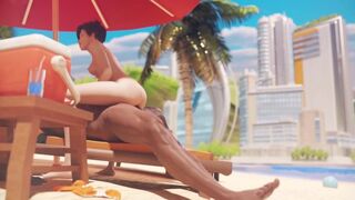 Tracer On Lifeguard Duty - Overwatch - 3D - 1 image