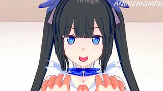 Fucking Hestia from Danmachi Until Creampie - Anime Hentai 3d Uncensored - 8 image